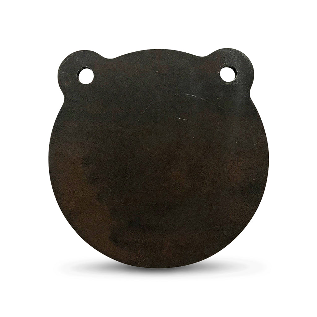 10" AR500 Steel Double Hole Target 1/4", 3/8", 1/2"