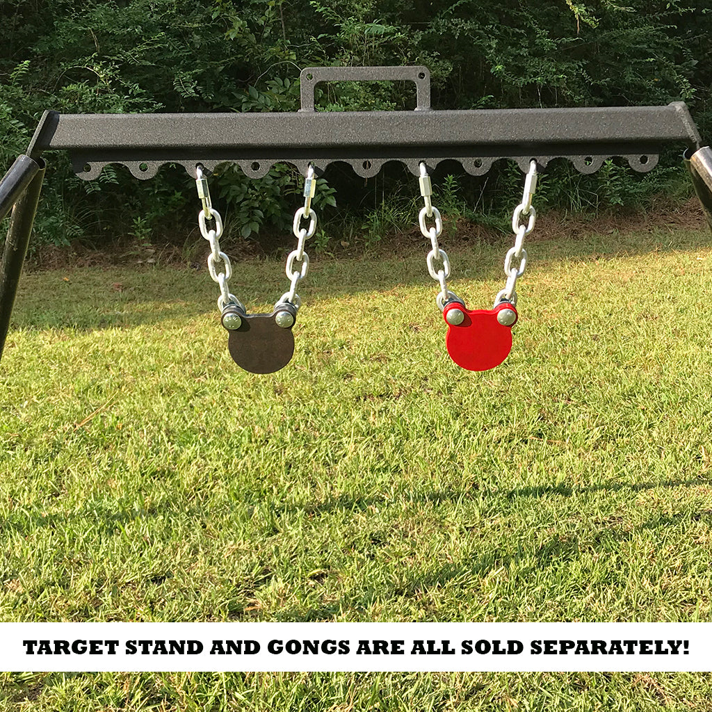 4" AR500 steel double hole target 1/4", 3/8", 1/2"