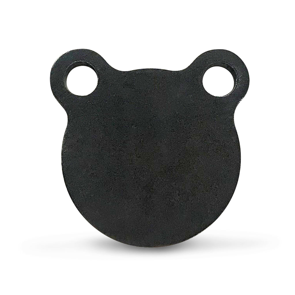 4" AR500 steel double hole target 1/4", 3/8", 1/2"