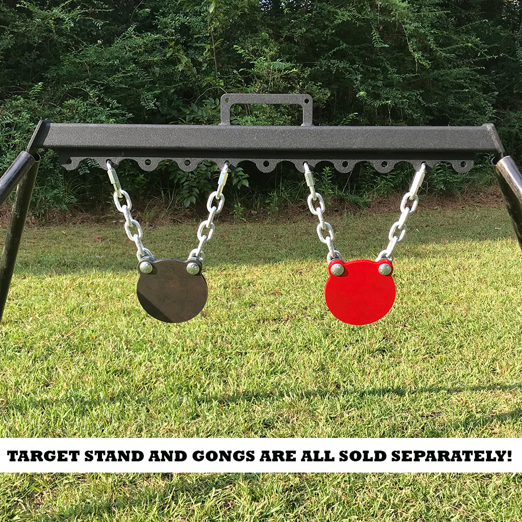 6" AR500 Steel Double Hole Target 1/4", 3/8", 1/2"