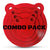 AR500 Steel double hole target combo pack 1/4", 3/8", 1/2"