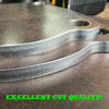 6" AR500 Steel Double Hole Target 1/4", 3/8", 1/2"
