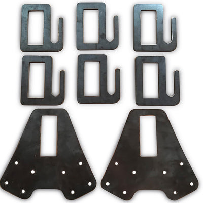 2" x 4" wooden Target stand bracket kit