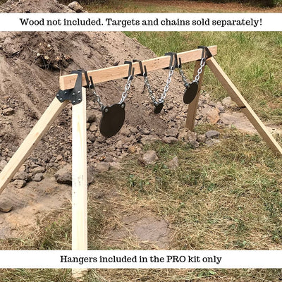 2" x 4" wooden Target stand bracket kit
