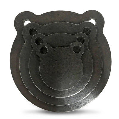 AR500 Steel double hole target combo pack 1/4", 3/8", 1/2"